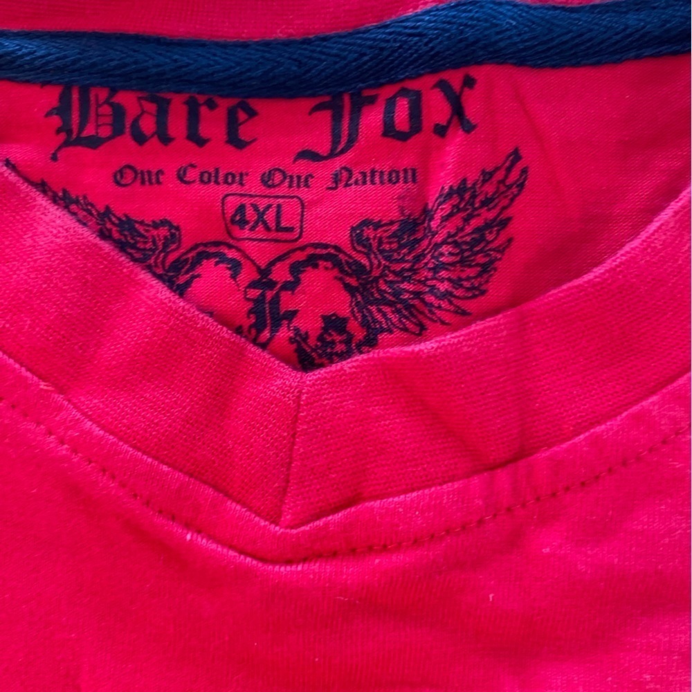 Bare Fox Tee Size 4XL (BD) - Picture 4 of 13